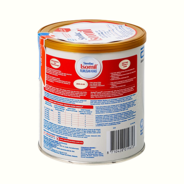 Sữa Similac Isomil số 0 (400g) cho bé 0-12 tháng tuổi (dị ứng đạm sữa bò)