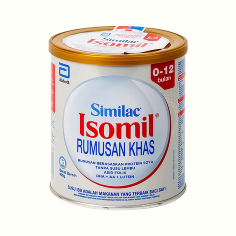 Sữa Similac Isomil số 0 (400g) cho bé 0-12 tháng tuổi (dị ứng đạm sữa bò)