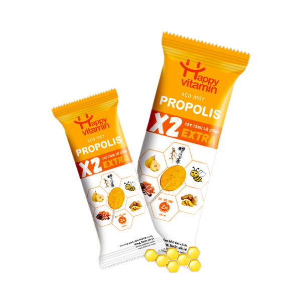 Kẹo mút Happy keo ong cát cánh lê gừng