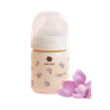 Bình sữa Greenfinger Bebegrow chất liệu nhựa PPSU họa tiết mộc lan tím 160ml