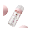 Bình sữa Greenfinger Pure Baby chất liệu nhựa PA họa tiết thỏ hồng 280ml