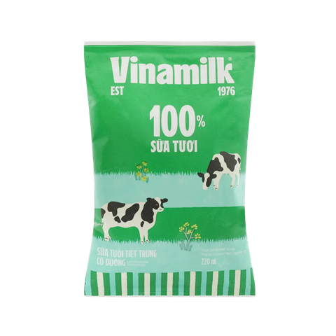 Sữa TTT Vinamilk có đường 220ml (dạng bịch)