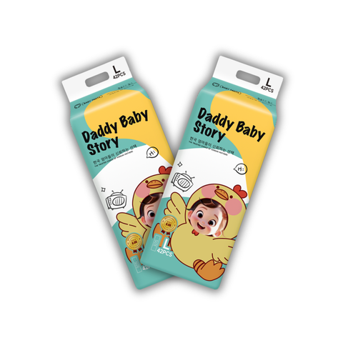 Combo 2 bịch Tã quần Daddy Baby L-42 (9 - 14 kg)