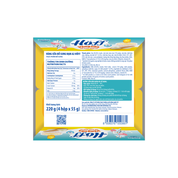 Váng sữa Hoff đạm A2