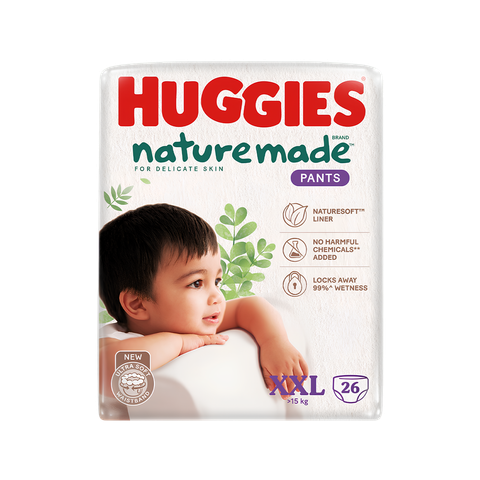 Tã quần siêu cao cấp Huggies Natmade XXL-26 (15-25 kg)