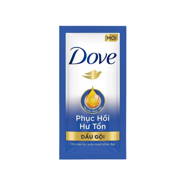 DOVE Dầu gội phục hồi hư tổn (dây 10 gói)
