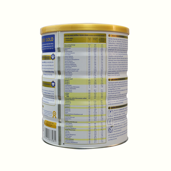 Sữa bột Nutricare Gold 850g