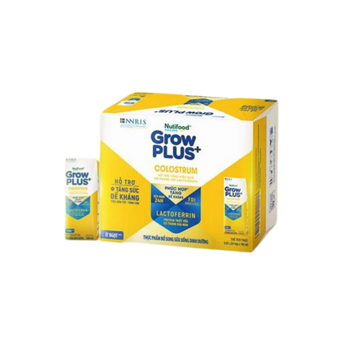 THÙNG 24 hộp Sữa BPS Nutifood GrowPLUS+ Colostrum Lactoferrin 180ml (combo trừ tự động)