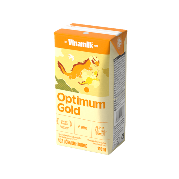 Sữa uống dinh dưỡng Optimum gold 110ml (lốc 4 hộp)