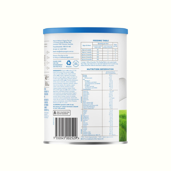 Sữa Bellamy’s Organic đạm A2 số 1 (350g) cho bé từ 0-6 tháng tuổi