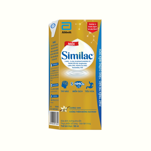 Sữa bột pha sẵn Similac 180ml (lốc 4 hộp, thùng 12 lốc)