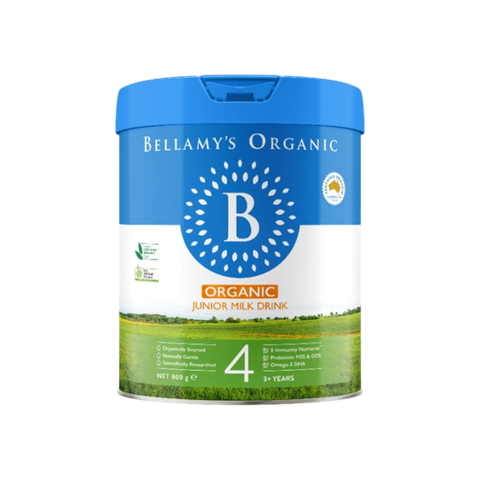 Sữa Bellamy’s Organic 8HMO số 4 (800g) cho bé từ 2 tuổi