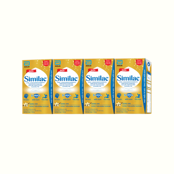 Sữa bột pha sẵn Similac 110ml (lốc 4 hộp, thùng 12 lốc)