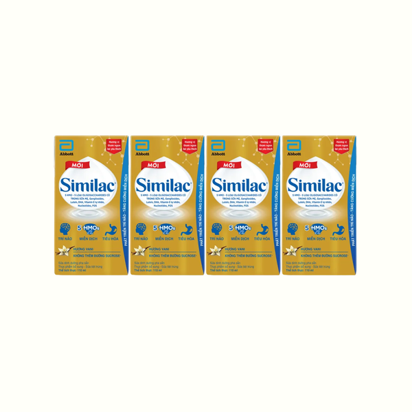 Sữa bột pha sẵn Similac 110ml (lốc 4 hộp, thùng 12 lốc)