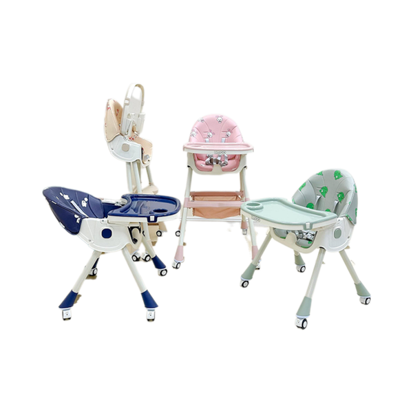 Ghế ăn ngả lưng Umoo gấp gọn có bánh UM-05145