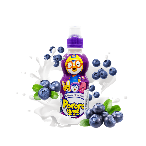 Nước uống trẻ em Pororo Hàn Quốc chai vị việt quất