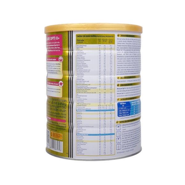 Sữa bột Nutricare Metacare Opti 800g 0+ (phát triển toàn diện, tiêu hóa khỏe)