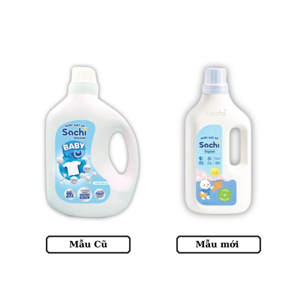 Nước giặt xả Sachi Organic hương nắng mai 2kg (màu xanh dương)