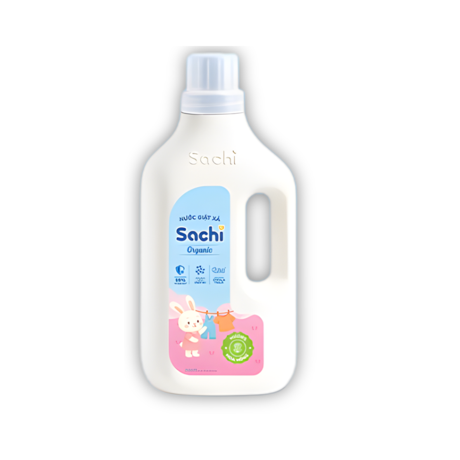 sachi購入23.5cm 17500 Nước giặt xả Sachi Organic hương hoa hồng 2kg - Chuỗi Mẹ và Bé Voi Con