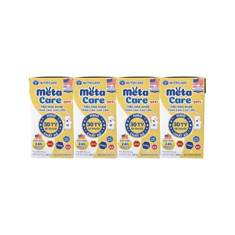 Sữa bột pha sẵn Nutricare Metacare Opti 110ml (lốc 4 hộp)