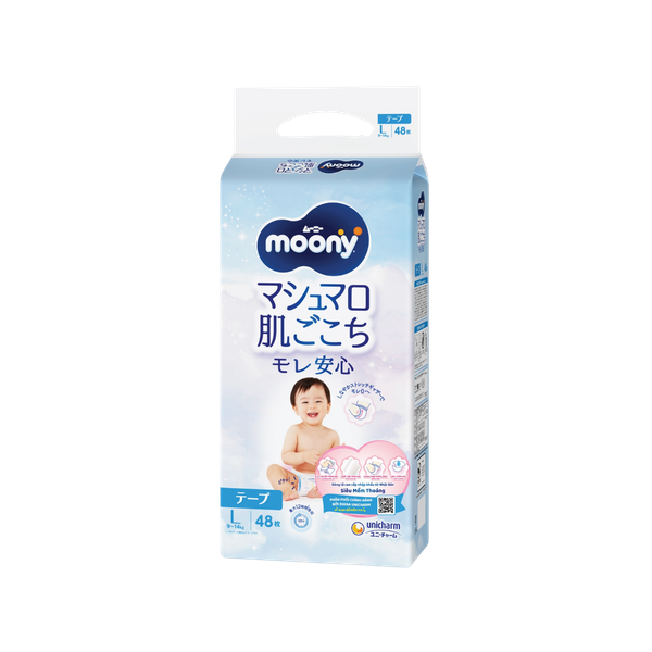 Tã Moony Xanh Quần L-44 (9 - 14 kg)