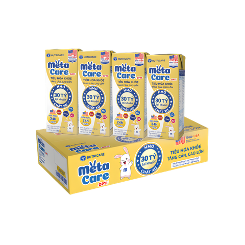Sữa bột pha sẵn Nutricare Metacare Opti 180ml (lốc 4 hộp)