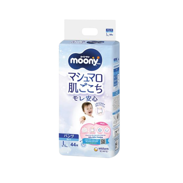 Tã Moony Xanh Quần L-44 (9 - 14 kg)