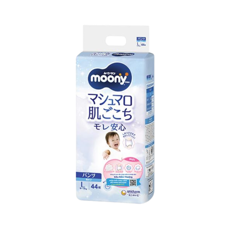 Tã Moony Xanh Quần L-44 (9 - 14 kg)