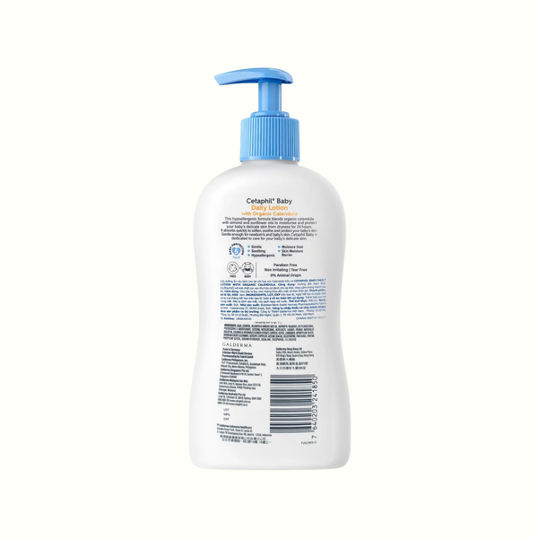 Cetaphil baby daily lotion 400ml (sữa dường da hàng ngày cho bé, tinh chất hoa cúc)