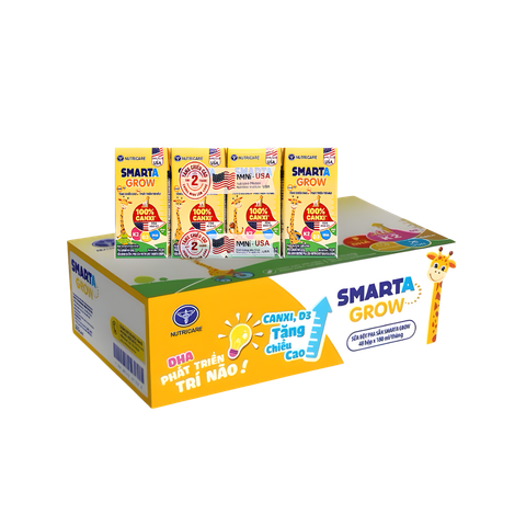 Sữa bột pha sẵn Nutricare Smart Grow 110ml (lốc 4 hộp)