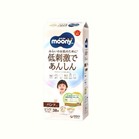 Tã Moony Natural Quần XL-38 (12-22 kg)