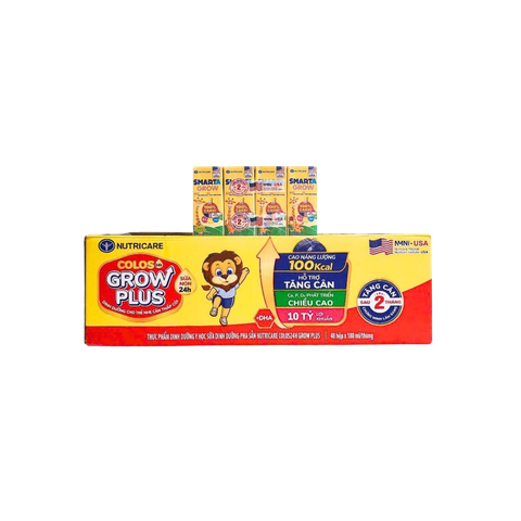 Sữa bột pha sẵn Nutricare Smart Grow 180ml (lốc 4 hộp)