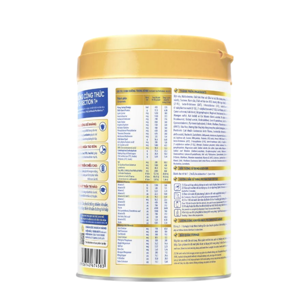 Sữa bột Nutricare Metacare Opti C - Section 1+ 800g (dinh dưỡng dành cho trẻ sinh mổ)