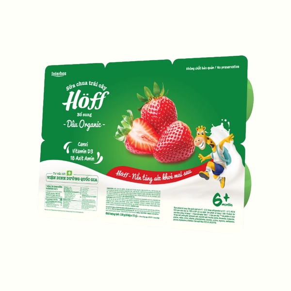 Sữa chua Hoff Organic dâu