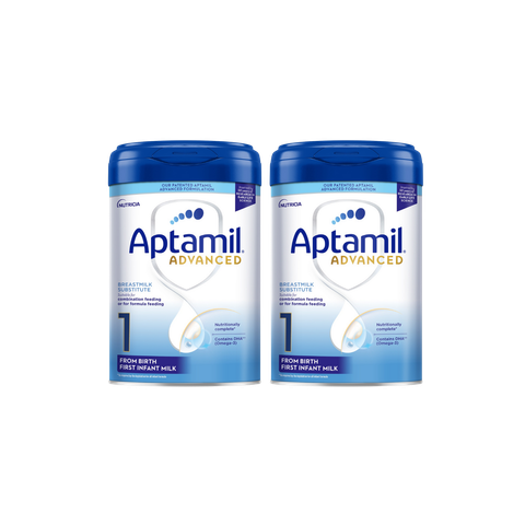 Combo 2 lon Sữa Aptamil Advanced Anh số 1 (800g) cho bé từ 0-6 tháng tuổi