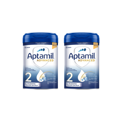 Combo 2 lon Sữa Aptamil Advanced Anh số 2 (800g) cho bé từ 6-12 tháng tuổi