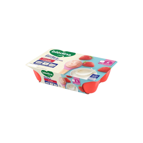 Sữa chua bledina mini Lactes vị dâu (mẫu mới ít đường)