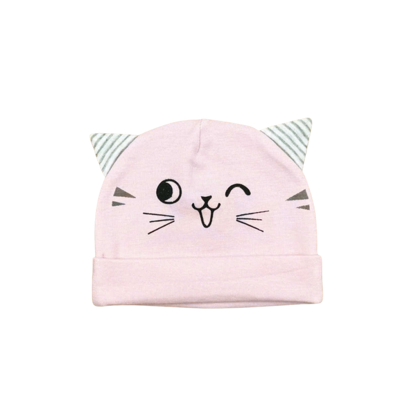 Nón baby màu in tai phối Fany (set 5, bán lẻ cái)