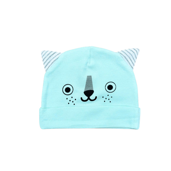 Nón baby màu in tai phối Fany (set 5, bán lẻ cái)