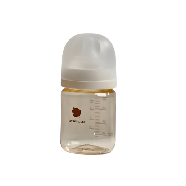 Bình sữa Greenfinger Bebegrow chất liệu nhựa PPSU màu kem 160ml