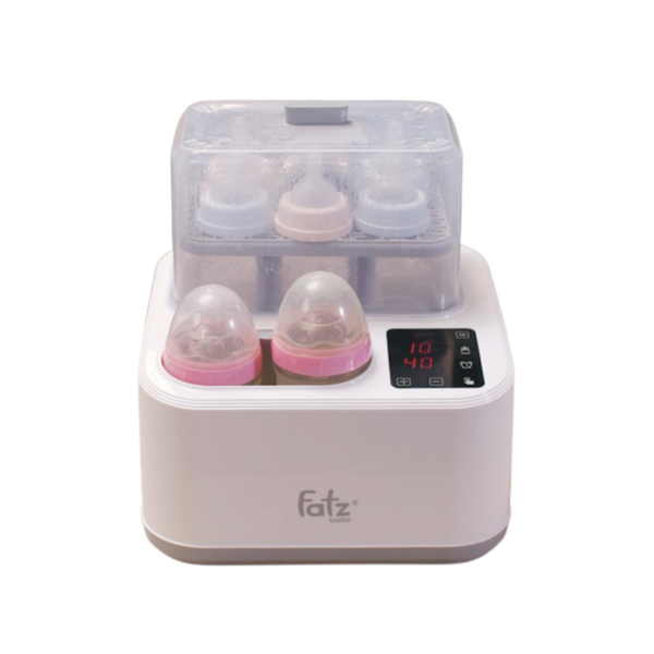 Máy tiệt trùng sấy khô, hầm cháo thông minh tích hợp máy hâm sữa Captain 2 Fatzbaby FB4315SL