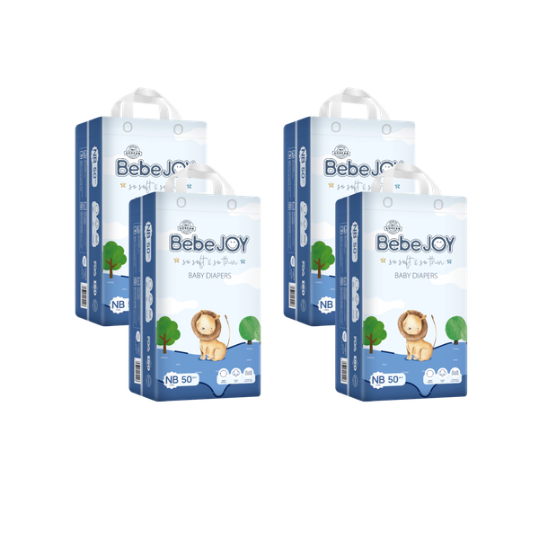Combo 4 gói Tã dán Bebejoy Premium NB-50 (< 5 kg)