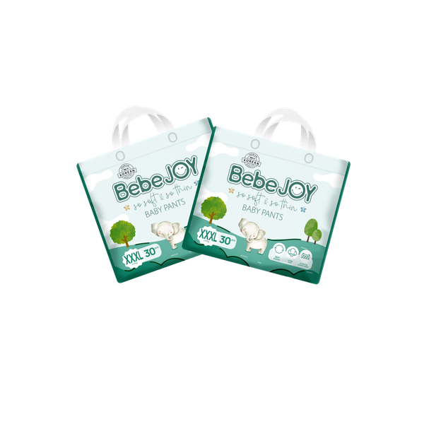 Combo 2 gói Tã quần Bebejoy Premium XXXL-30 (> 17 kg)
