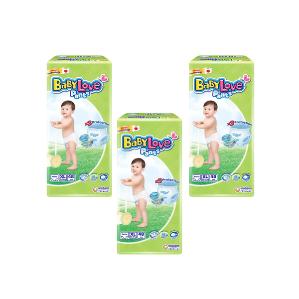 Combo 3 gói Tã quần BabyLove XL-48 (12 - 17 kg)