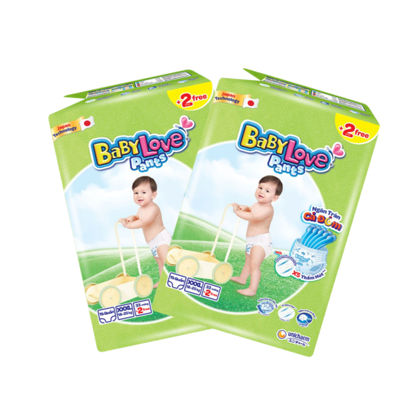 Combo 2 gói Tã quần BabyLove 4XL-33 (22-28kg)