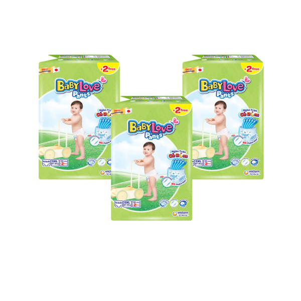 Combo 3 gói Tã quần BabyLove 5XL-33 (27-35kg)