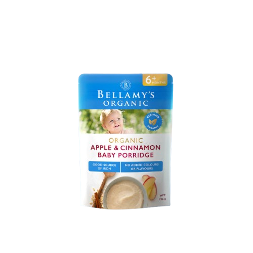 Bột ăn dặm Bellamy's organic vị táo