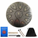  Trống Lưỡi Thép Không Linh Steel Tongue Tank Drum 11 Nốt Nghệ Thuật 