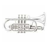  Kèn Cornet Victoria Mạ Bạc Ta 999 - Có Nút Chuyển Tone 