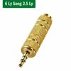  Đầu Jack Line chuyển đổi 3.5mm 1/8” và 6.5mm 1/4” Mạ Vàng 